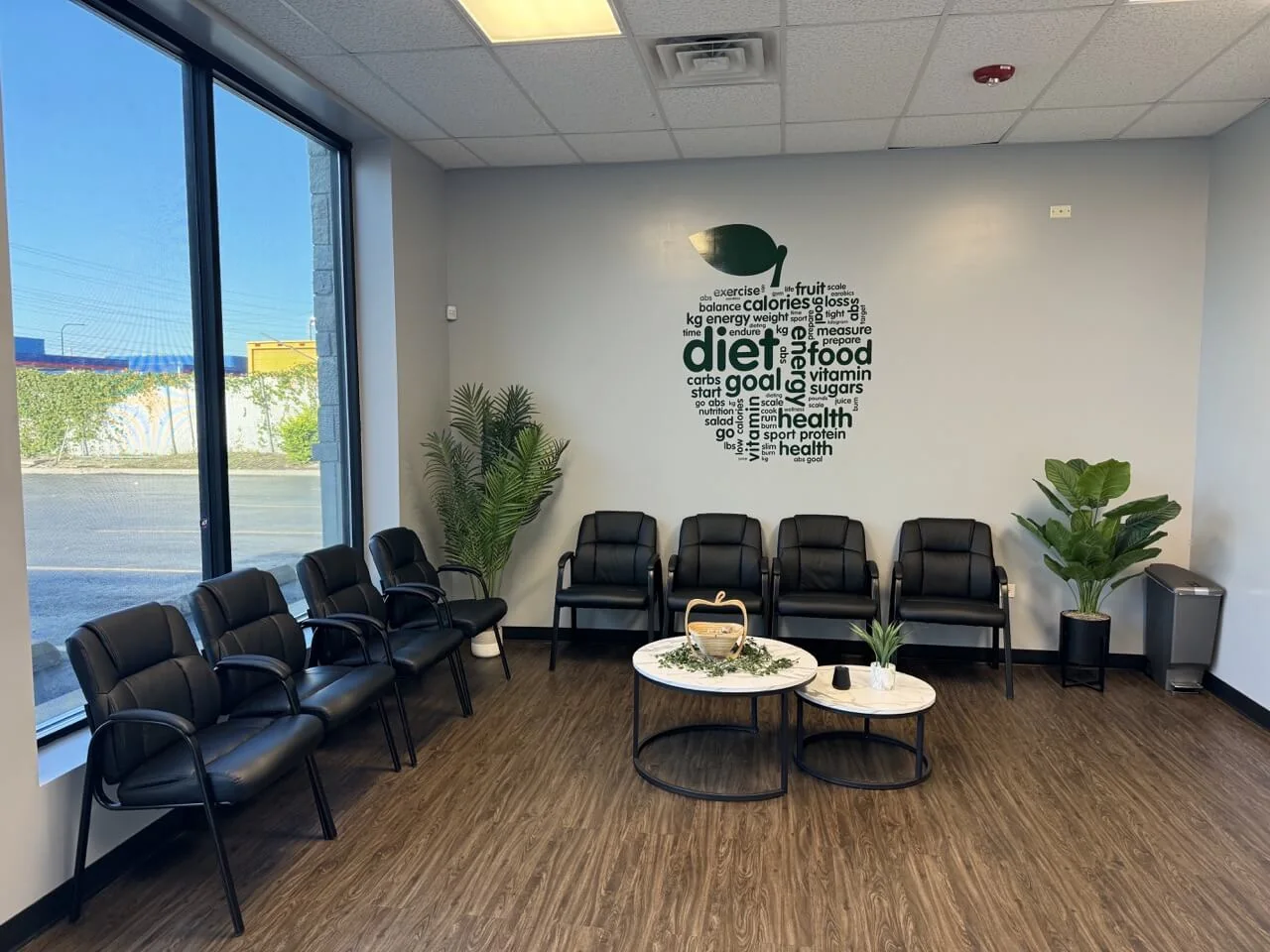 Healthy All Time Nutrition clinic waiting area